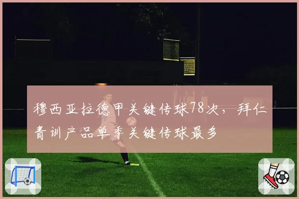 穆西亚拉德甲关键传球78次，拜仁青训产品单季关键传球最多